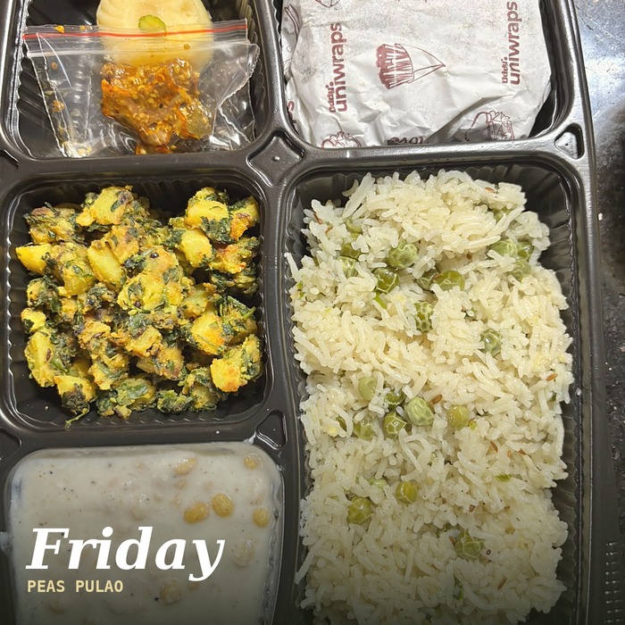 Friday — Peas Pulao